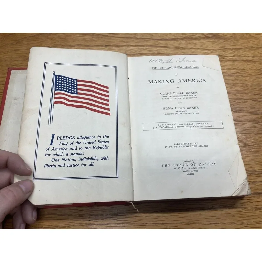 Making America 1937 The Curriculum‎ Readers Baker and Baker Education History